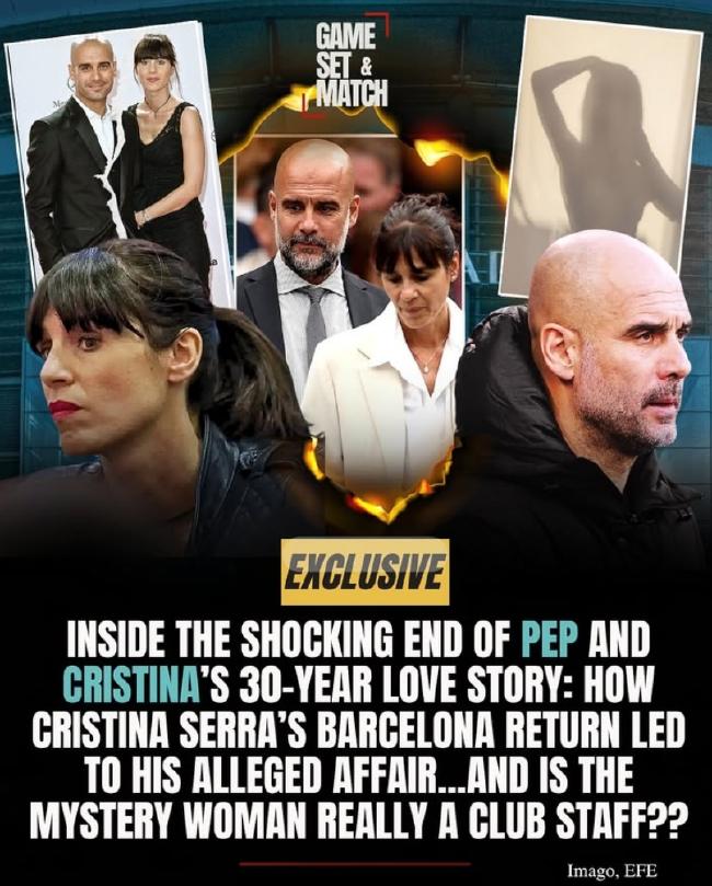 八卦媒体曝料 瓜迪奥拉外遇对象出席妃耦团合影